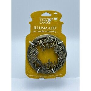 Yankee Candle Illuma Lid Love Much Laugh Often Topper Jar Accessory Brand NEW